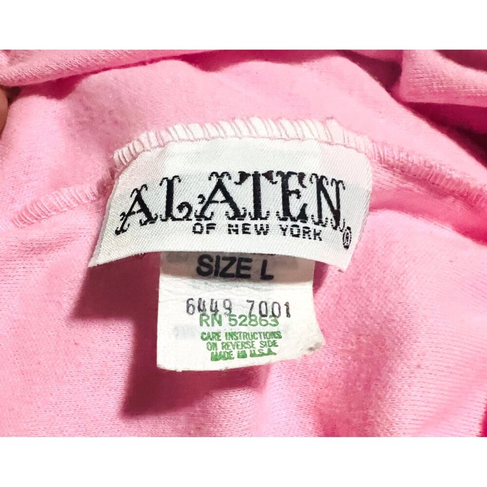 Alaten Of New York Women's Pink Stretch Pants Size Large - Picture 2 of 2